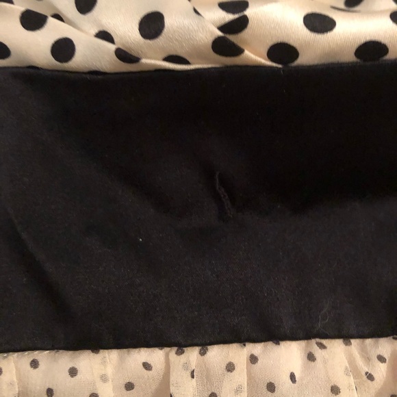 NWT! Bebe Pink Polka Dot Silk Satin Dress - Picture 3 of 10